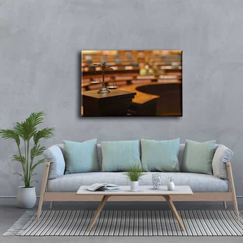 Adalet Terazisi Canvas Tablo Adalet Terazisi Canvas Tablo