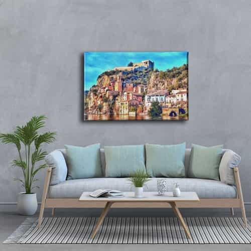 Şehir Manzara Tablo Şehir Manzara Tablo