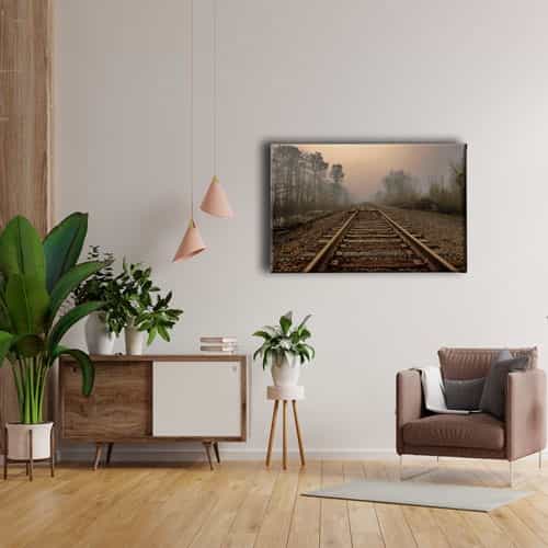 Tren yolu Manzara Tablo Tren yolu Manzara Tablo