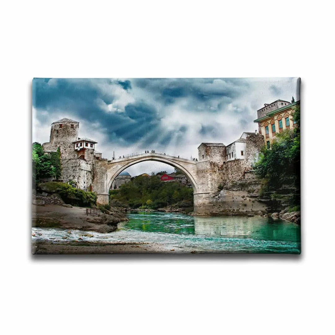 Mostar Koprusu Kanvas Tablo
