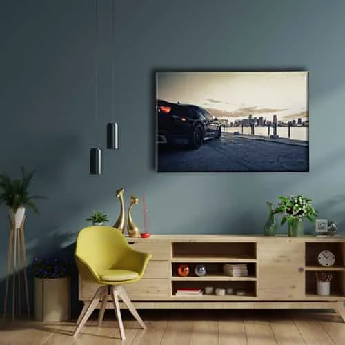 Spor Araba Canvas Tablo