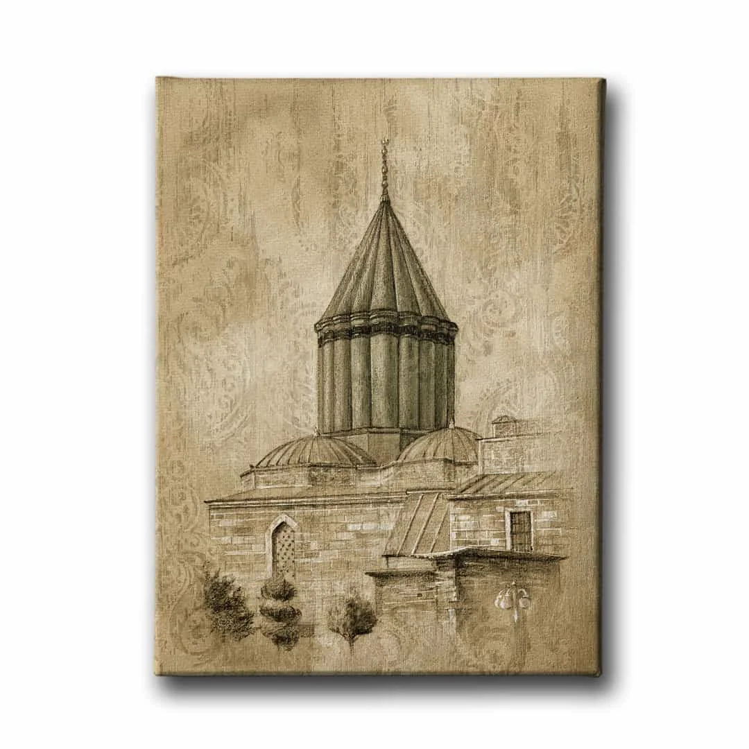 Mevlana Muzesi Eskitme Tablo