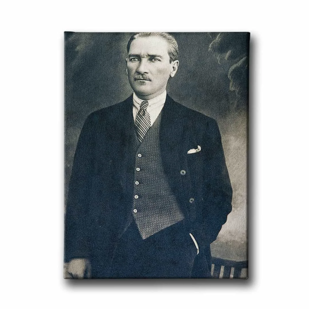 Ataturk Portresi Kanvas Tablo