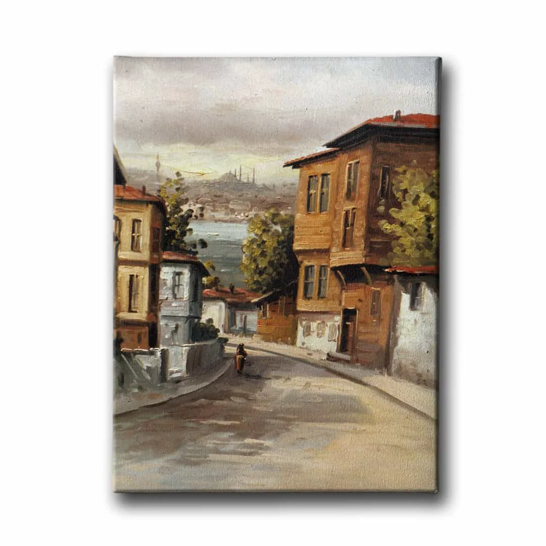Istanbul Yagli Boya Kanvas Tablo