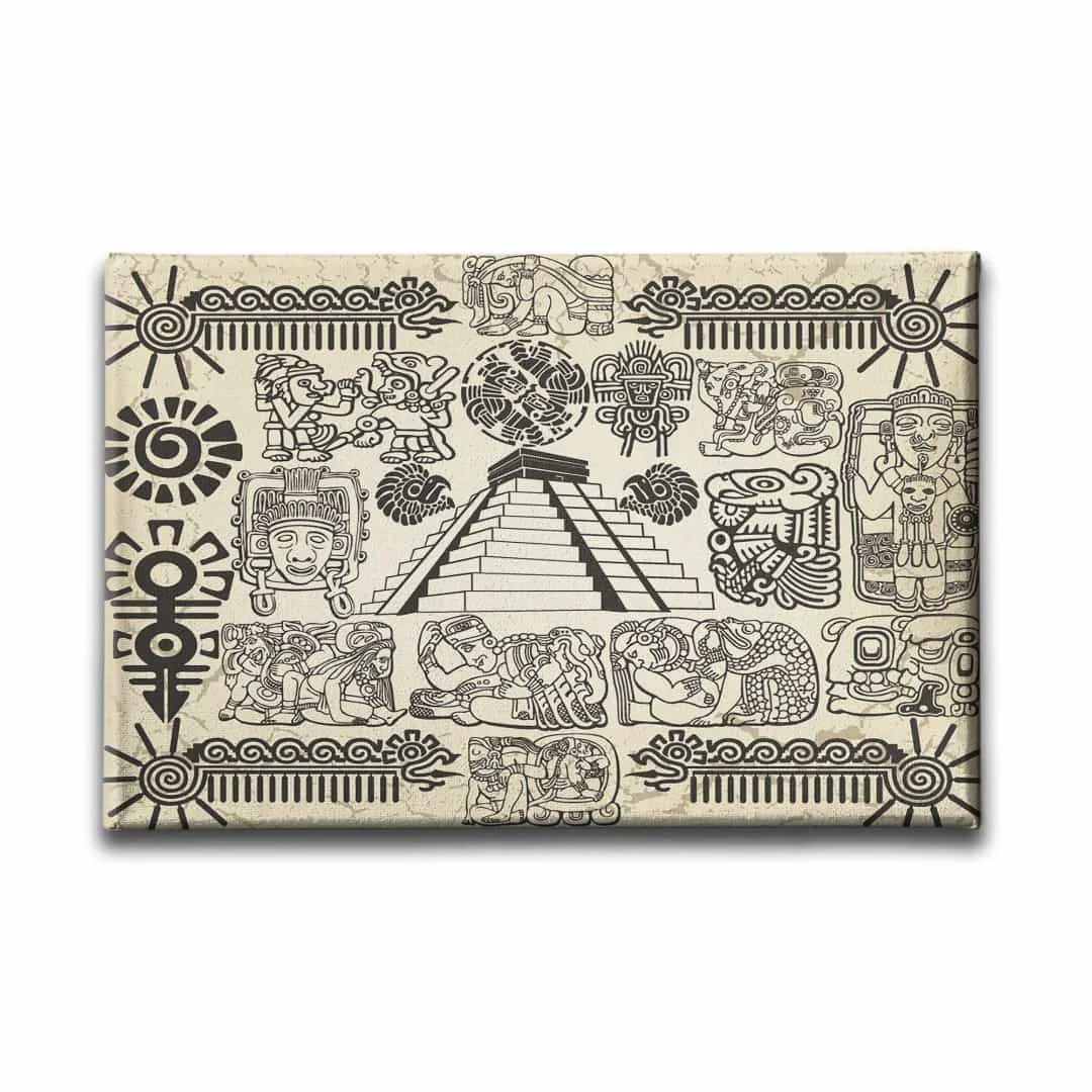 Misir Figurleri  Canvas Tablo