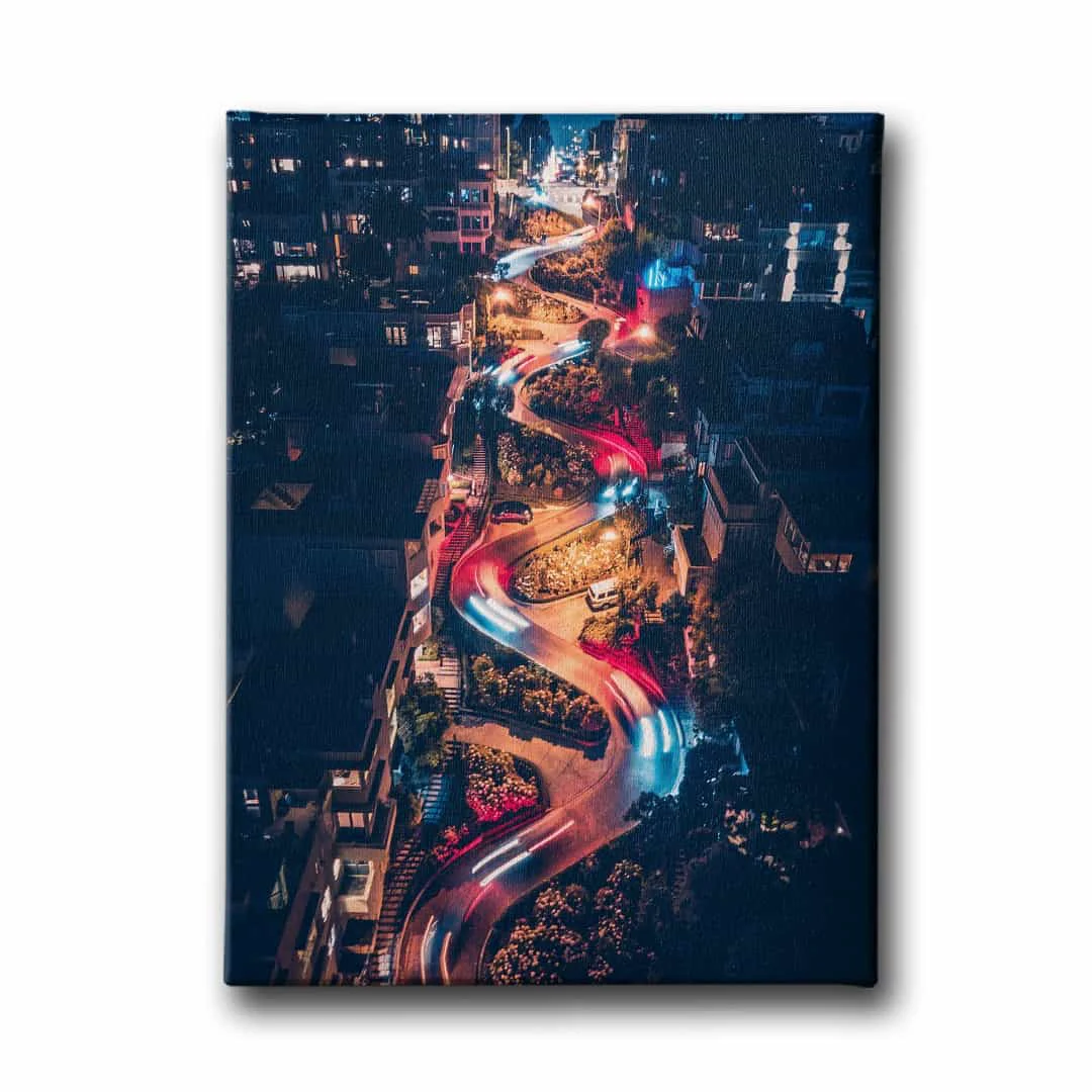 Sehir Isiklari  Canvas Tablo