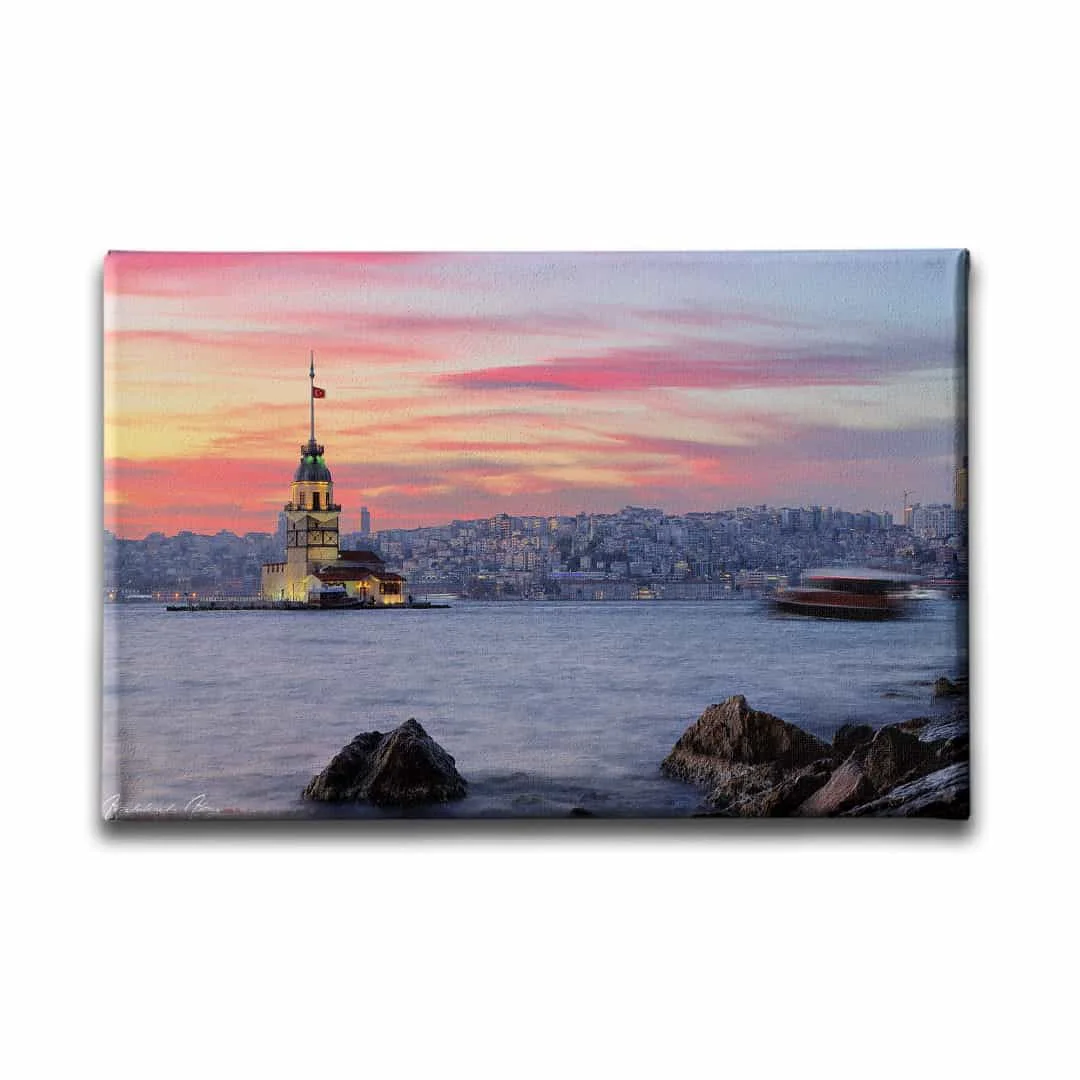 Kiz Kulesi Canvas Tablo