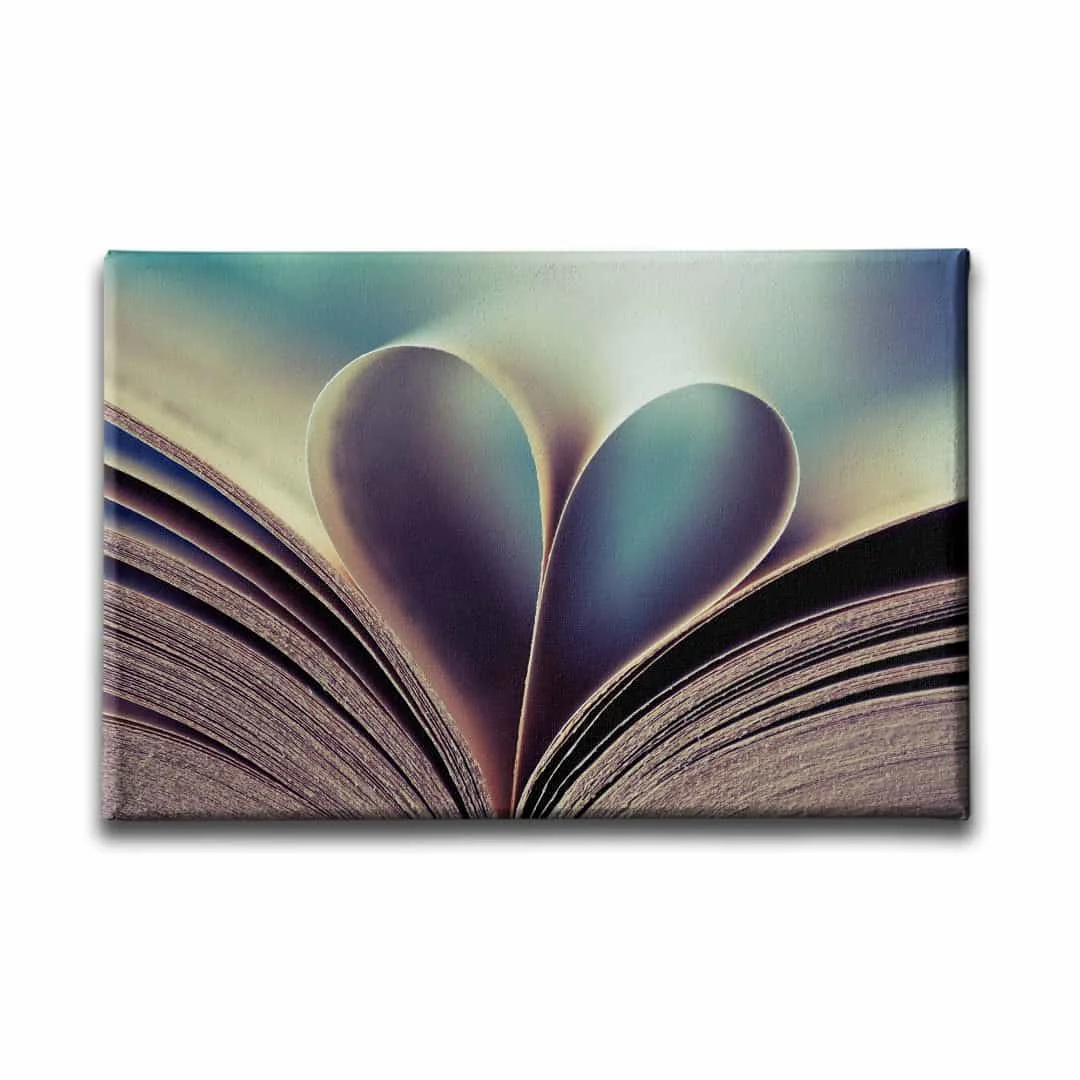 Kitap - Kalp Kanvas Tablo